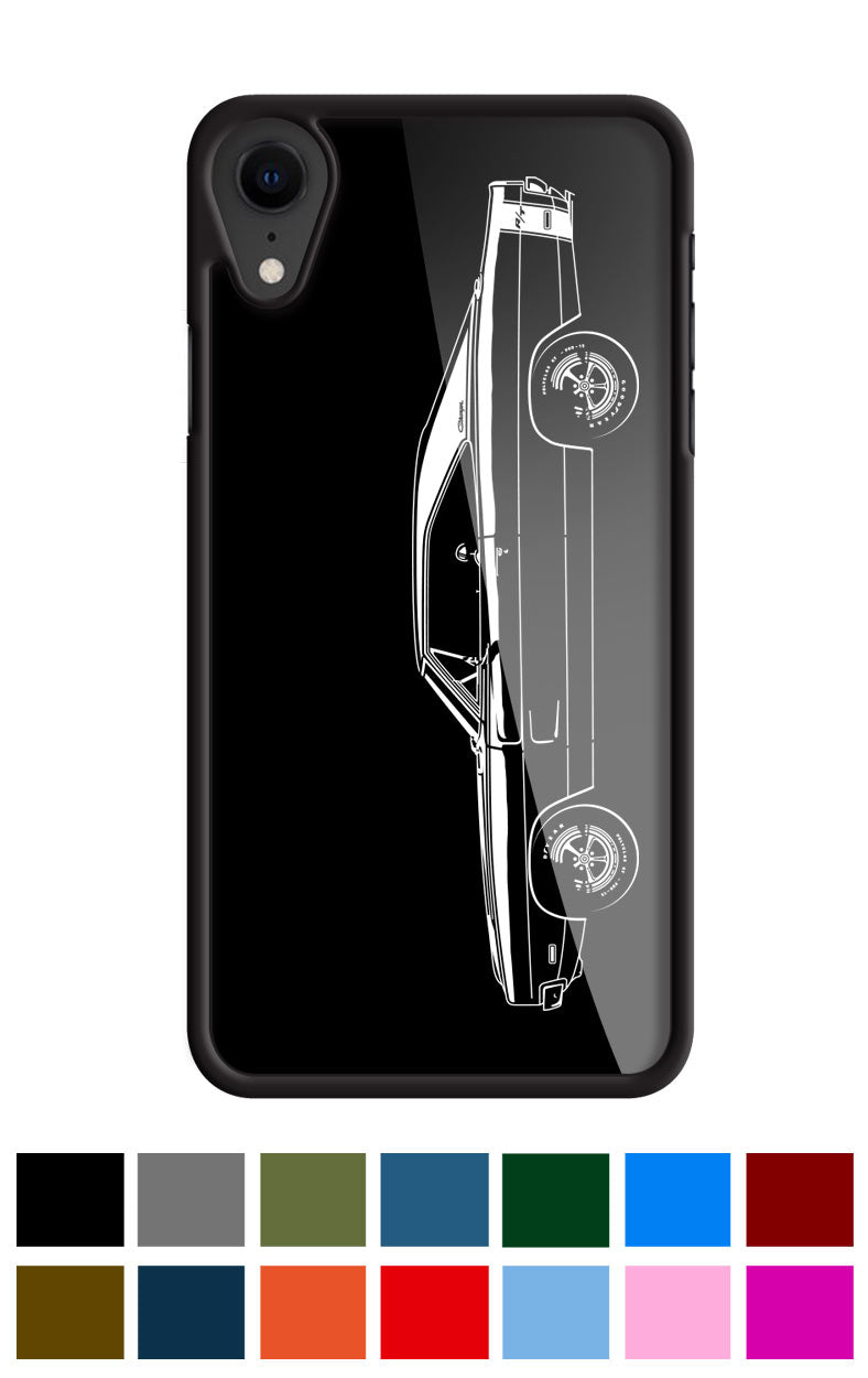 1969 Dodge Charger RT With Stripes Hardtop Smartphone Case - Side View