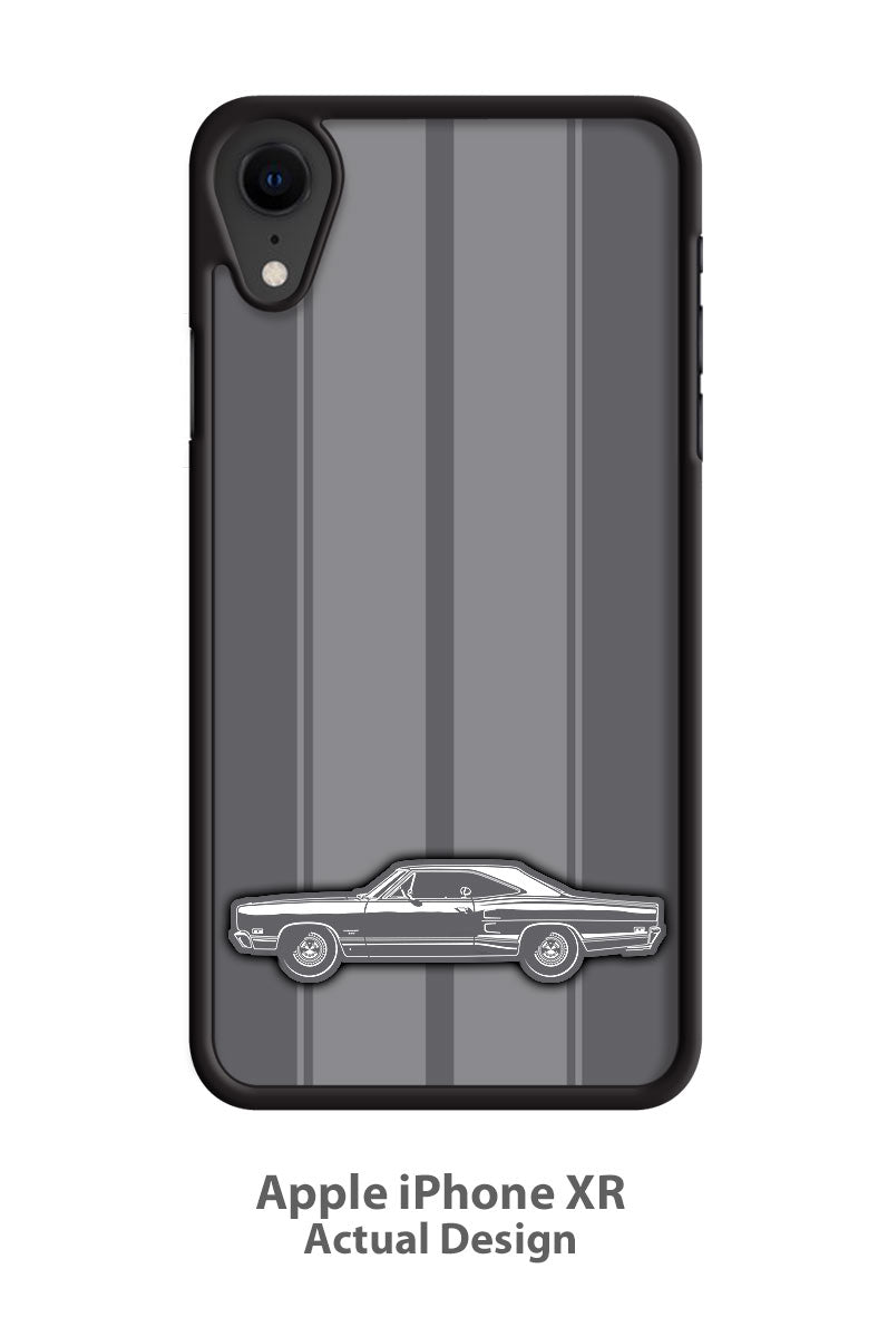 1969 Dodge Coronet 440 Coupe Smartphone Case - Racing Stripes