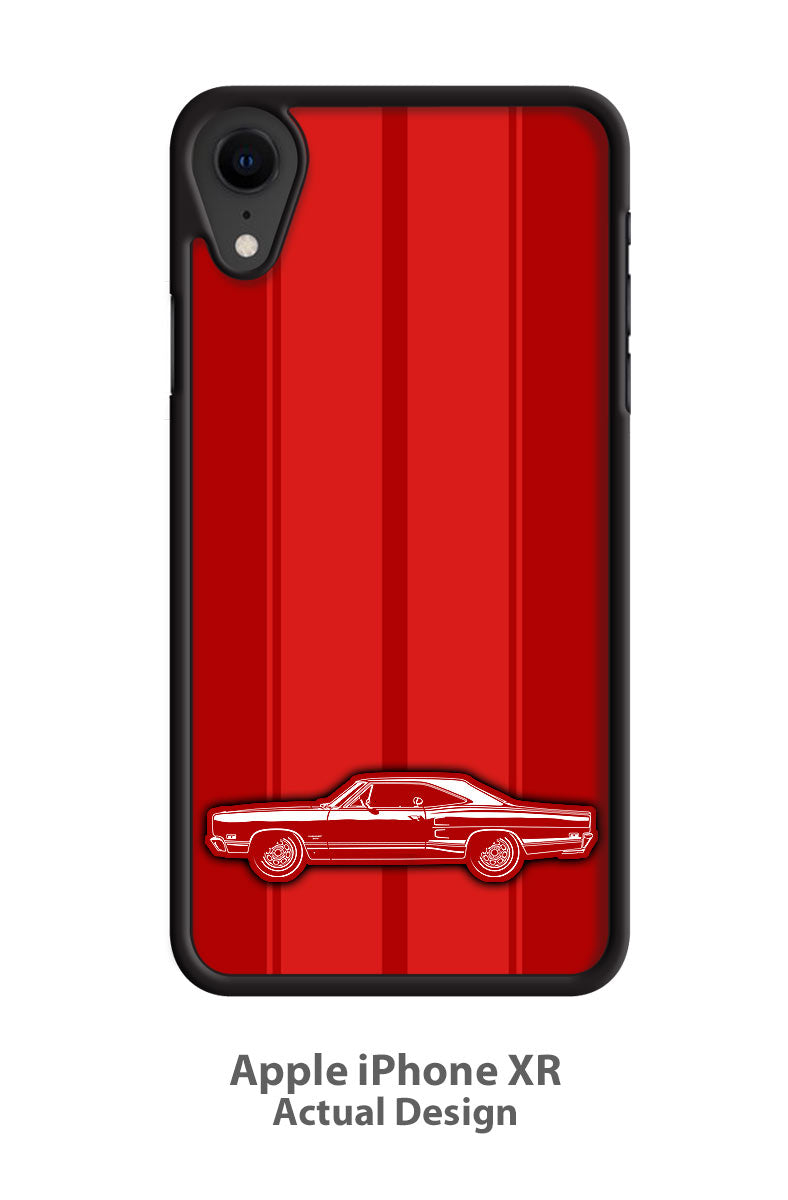 1969 Dodge Coronet 500 Coupe Smartphone Case - Racing Stripes