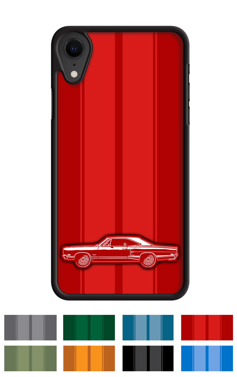 1969 Dodge Coronet 500 Coupe Smartphone Case - Racing Stripes