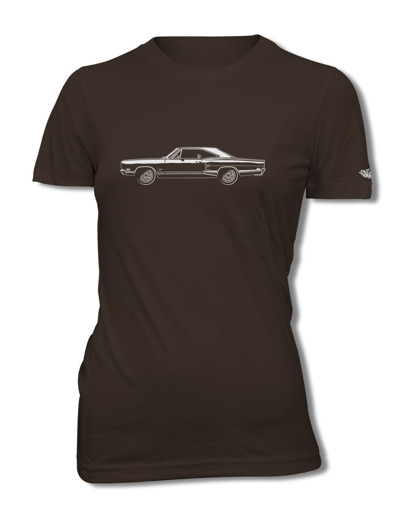 1969 Dodge Coronet 500 Coupe T-Shirt - Women - Side View