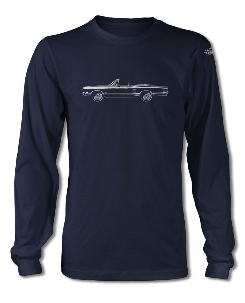 1969 Dodge Coronet 500 Convertible T-Shirt - Long Sleeves - Side View