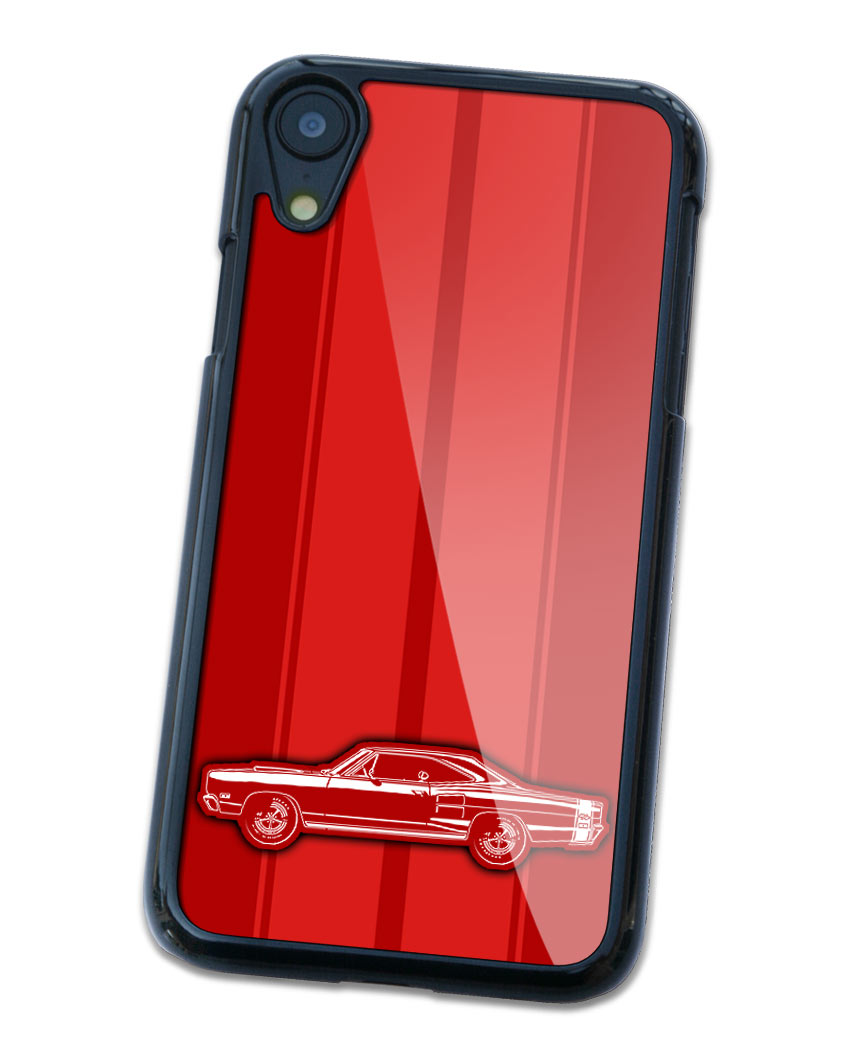 1969 Dodge Coronet RT Coupe with Stripes Smartphone Case - Racing Stripes