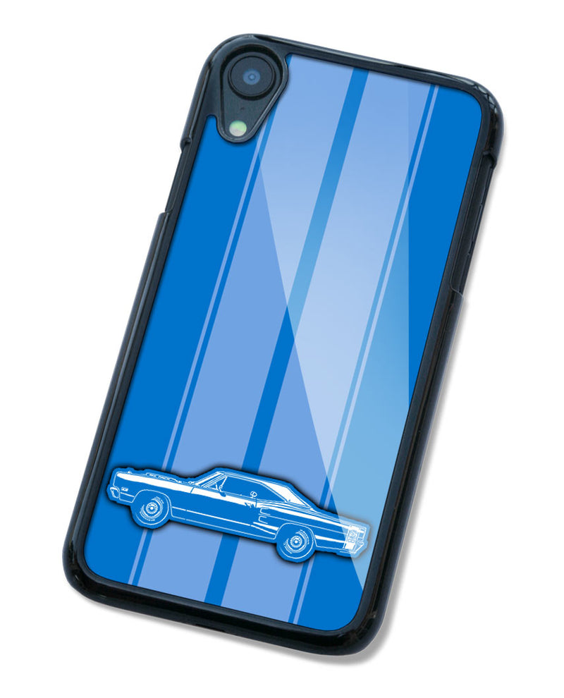 1969 Dodge Coronet Super Bee Six Pack Hardtop Smartphone Case - Racing Stripes