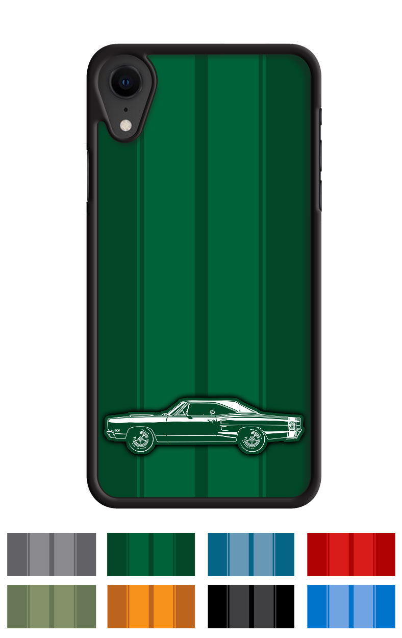 1969 Dodge Coronet Super Bee Hardtop Smartphone Case - Racing Stripes