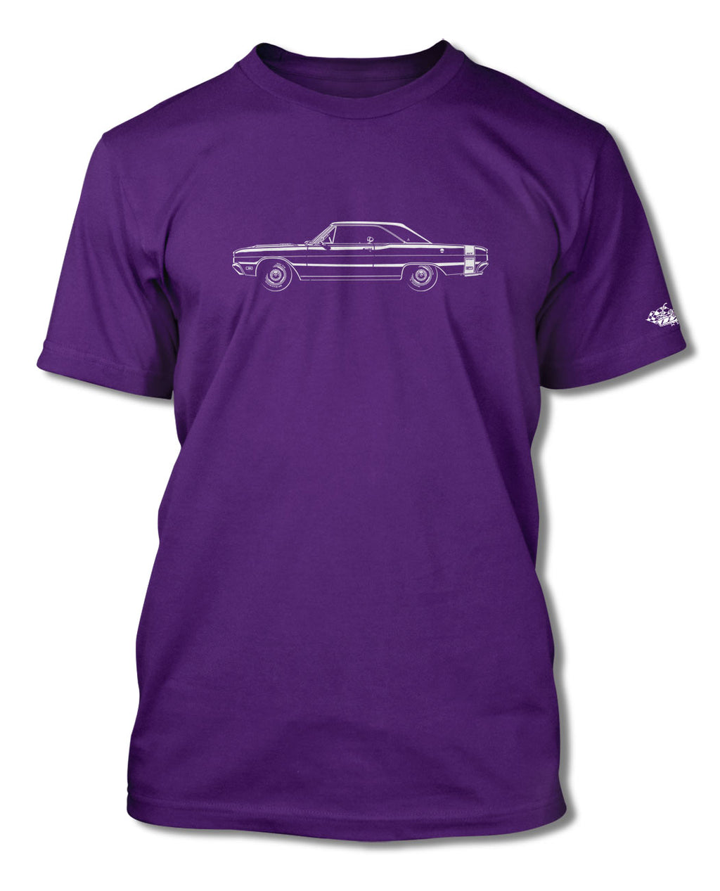 1969 Dodge Dart GTS Hardtop T-Shirt - Men - Side View