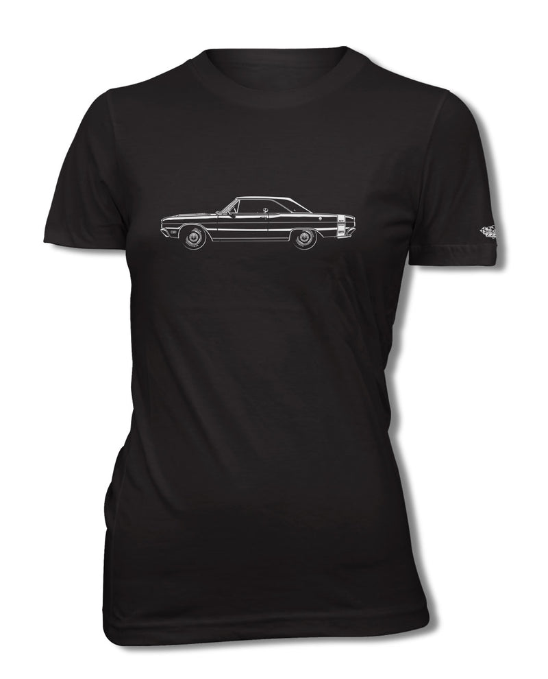 1969 Dodge Dart GTS Hardtop T-Shirt - Women - Side View