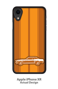 1969 Ford Mustang GT Cobra Jet Coupe Smartphone Case - Racing Stripes