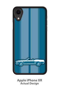 1969 Ford Mustang GT Cobra Jet Convertible Smartphone Case - Racing Stripes