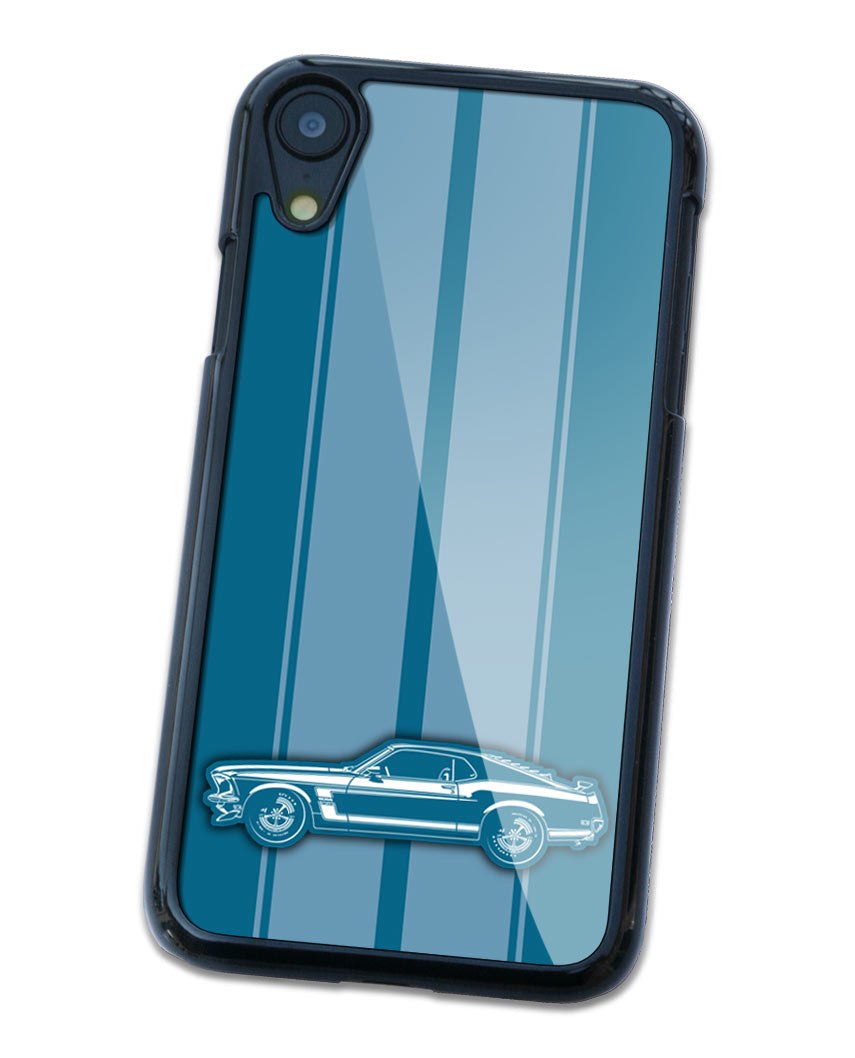 1969 Ford Mustang BOSS 302 Fastback Smartphone Case - Racing Stripes