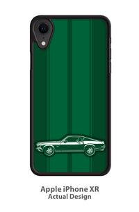 1969 Ford Mustang Base Fastback Smartphone Case - Racing Stripes