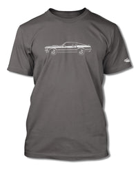 1969 Ford Mustang Mach 1 Fastback T-Shirt - Men - Side View