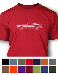 1970 Ford Mustang Shelby GT350 Fastback T-Shirt - Men - Side View
