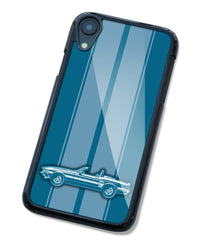 1969 Ford Mustang Shelby GT500 Convertible Smartphone Case - Racing Stripes