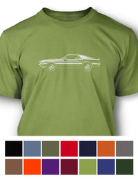 1970 Ford Mustang Shelby GT500 Fastback T-Shirt - Men - Side View