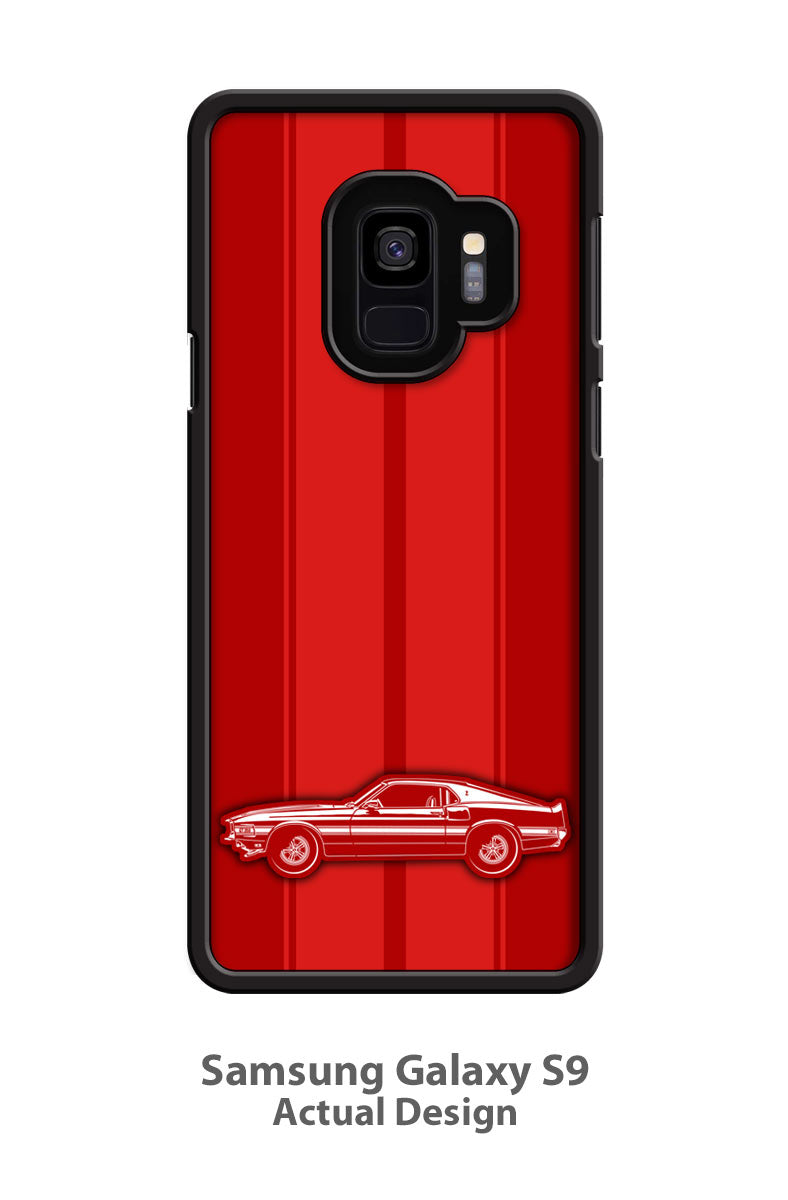 1969 Ford Mustang Shelby GT500 Fastback Smartphone Case - Racing Stripes