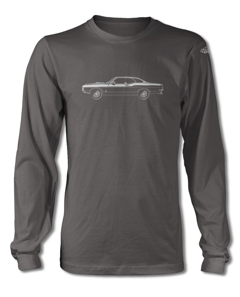 1969 Ford Torino Cobra Hardtop T-Shirt - Long Sleeves - Side View