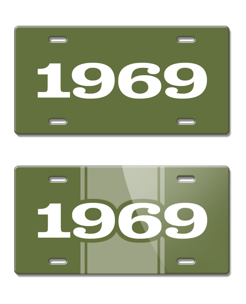 1969 Customizable - License Plate