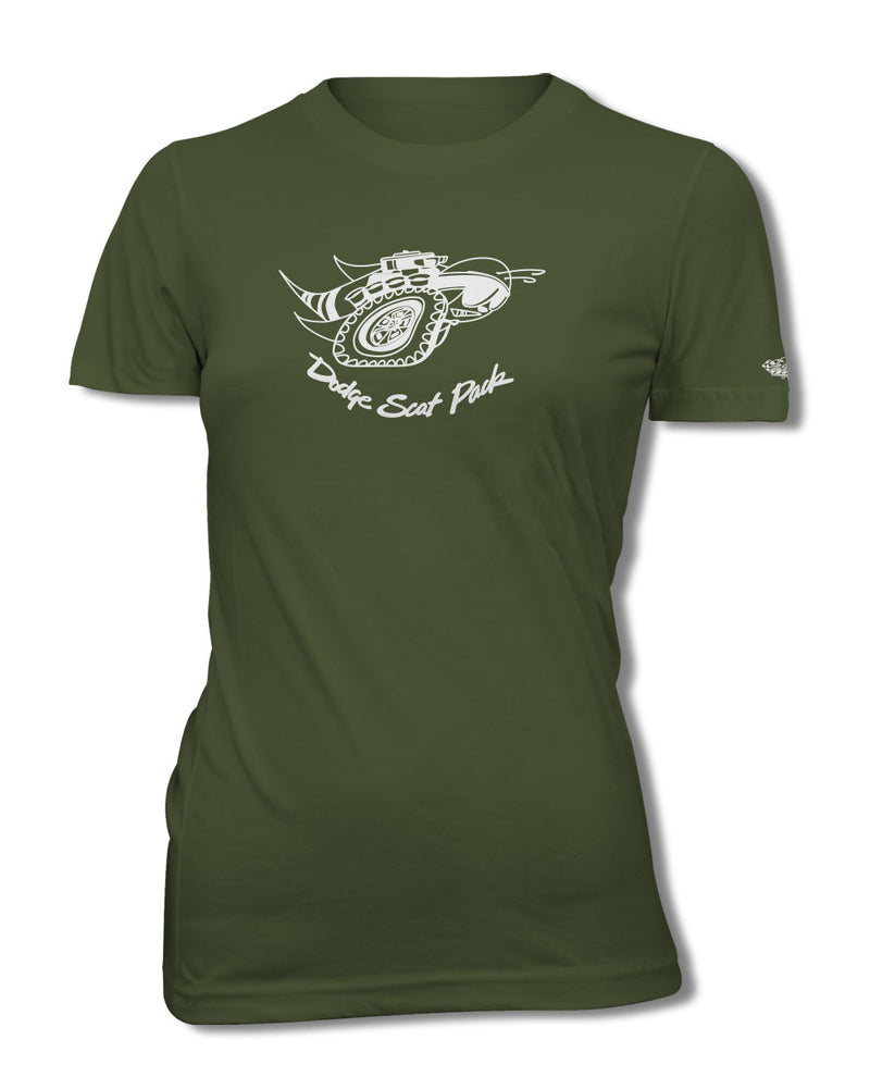 Dodge Scat Pack 1969 Emblem T-Shirt - Women - Emblem