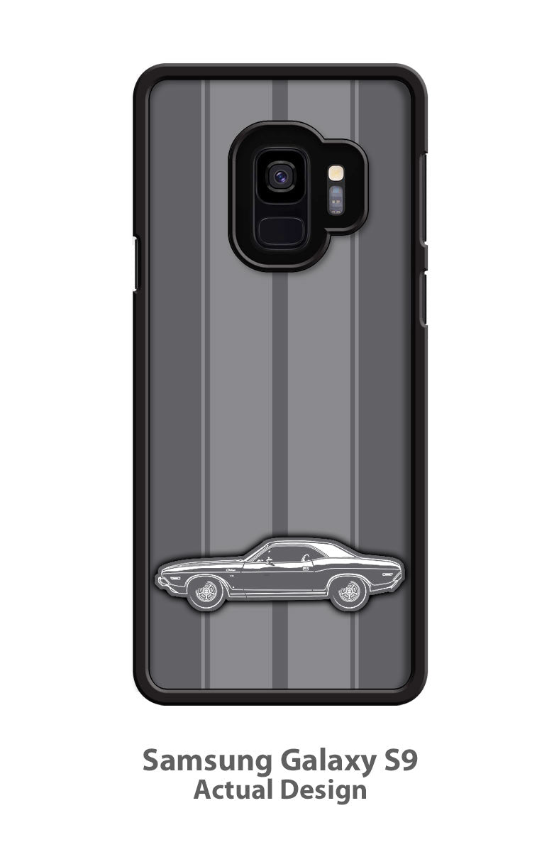 1970 Dodge Challenger Base Coupe Smartphone Case - Racing Stripes