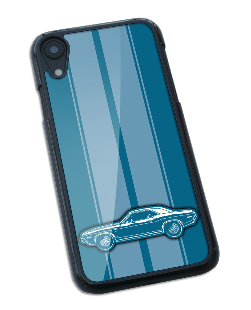 1970 Dodge Challenger Base Hardtop Smartphone Case - Racing Stripes