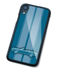 1970 Dodge Challenger RT Convertible Bulge Hood Smartphone Case - Racing Stripes