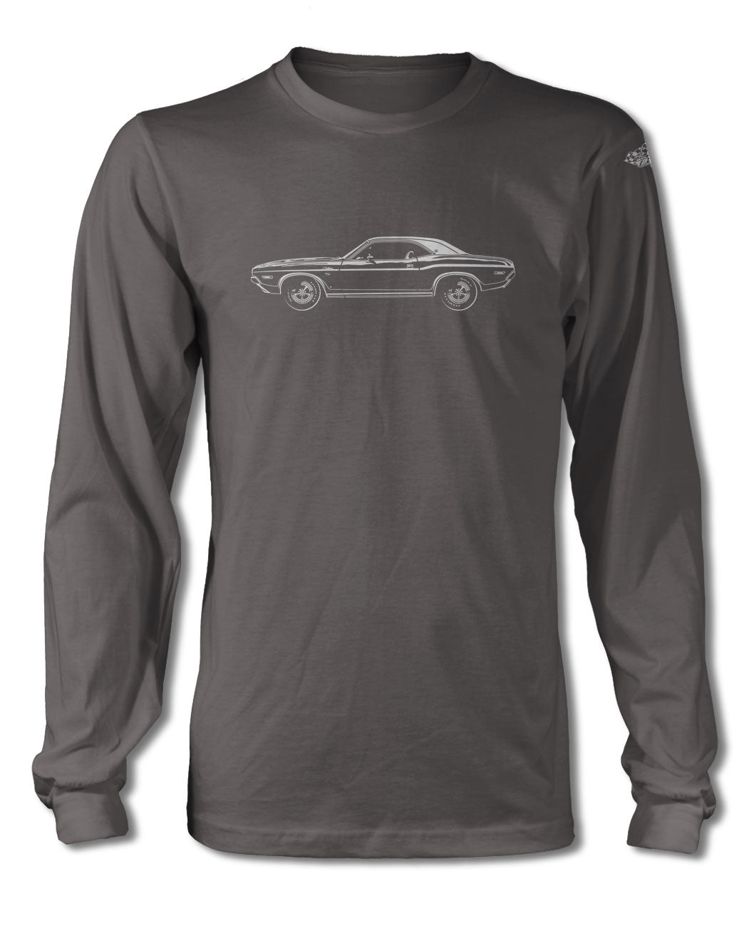 【Challenger】2025SS long sleeve Tee 1970 Dodge Challenger RT SE Hardtop Bulge Hood T-Shirt
