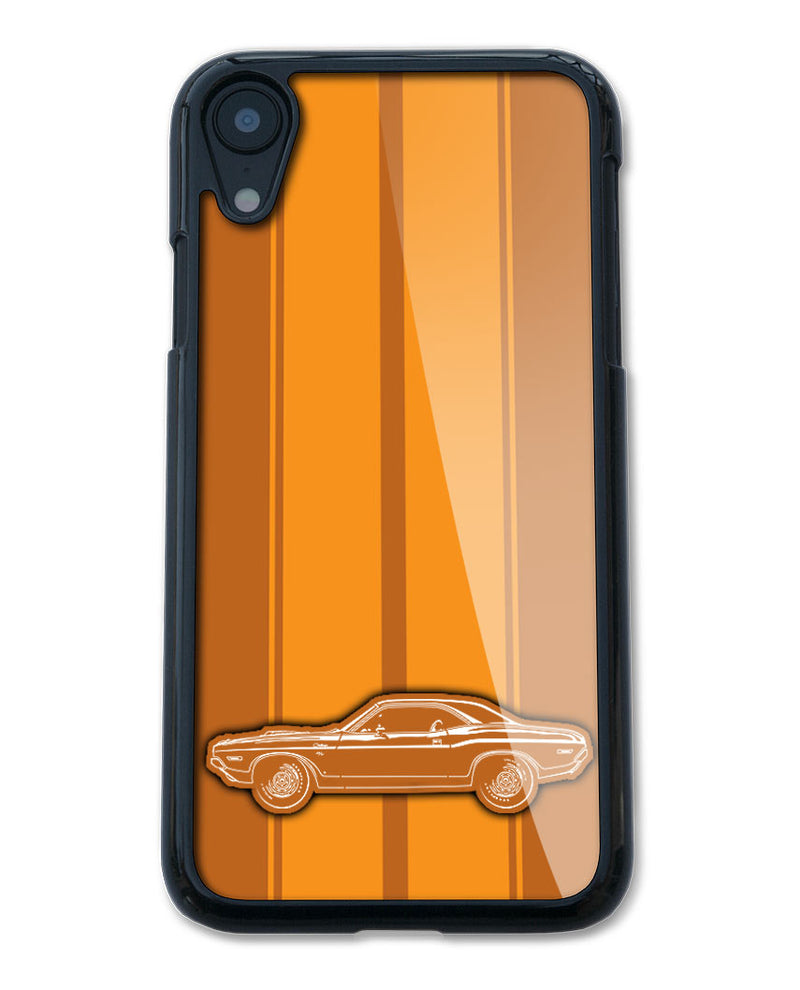 1970 Dodge Challenger RT Coupe Shaker Hood Smartphone Case - Racing Stripes