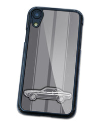 1970 Dodge Challenger RT with Stripes Coupe Bulge Hood Smartphone Case - Racing Stripes