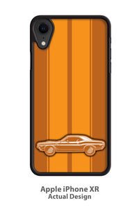 1970 Dodge Challenger RT with Stripes Hardtop Shaker Hood Smartphone Case - Racing Stripes