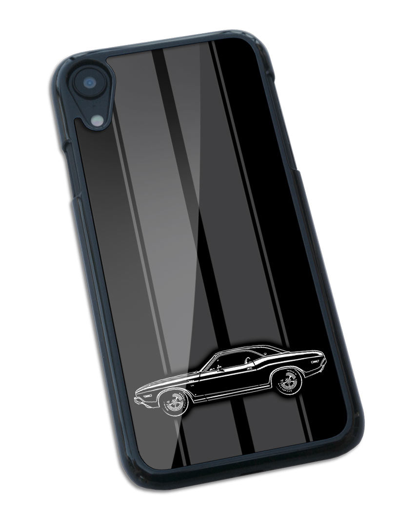 1970 Dodge Challenger SE Hardtop Smartphone Case - Racing Stripes