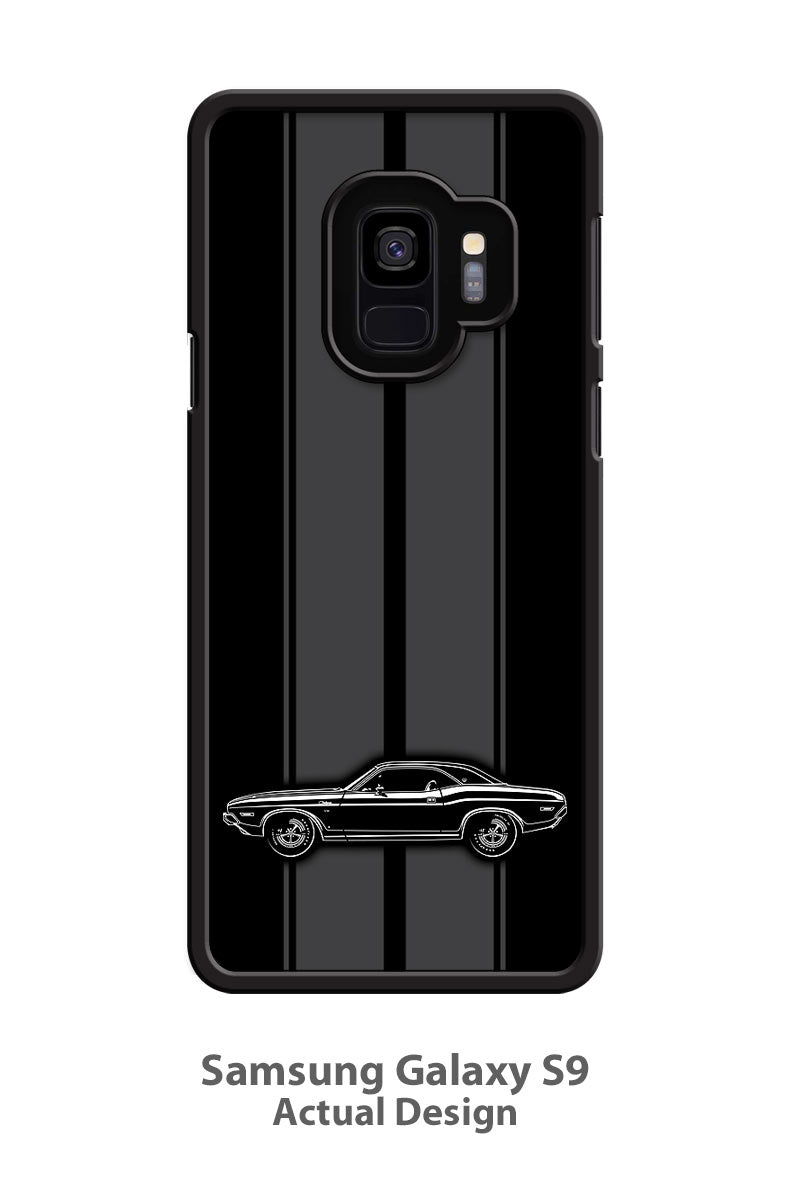 1970 Dodge Challenger SE Hardtop Smartphone Case - Racing Stripes