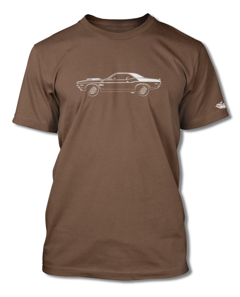 1970 Dodge Challenger TA 340 Coupe T-Shirt - Men - Side View