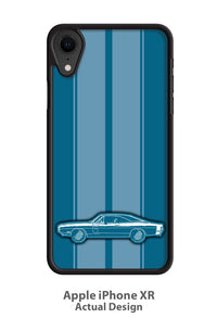 1970 Dodge Charger RT With Stripes Hardtop Smartphone Case - Racing Stripes