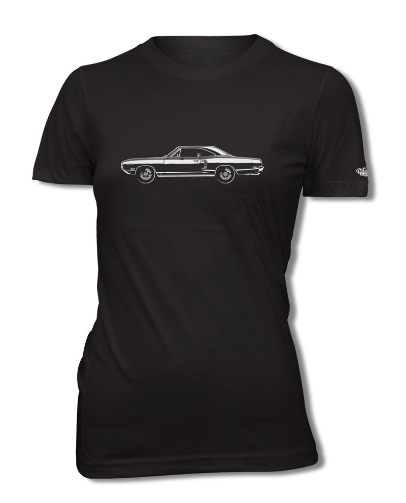 1970 Dodge Coronet 500 Hardtop T-Shirt - Women - Side View