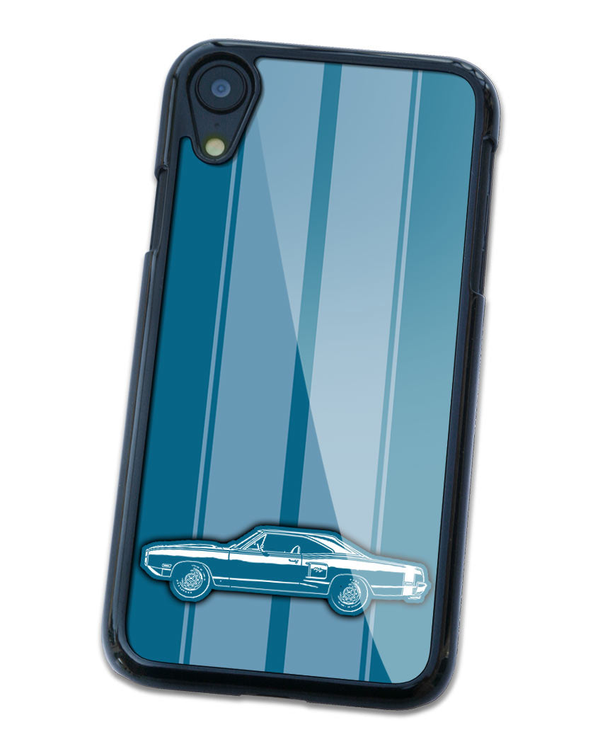 1970 Dodge Coronet RT with Stripes Hardtop Smartphone Case - Racing Stripes