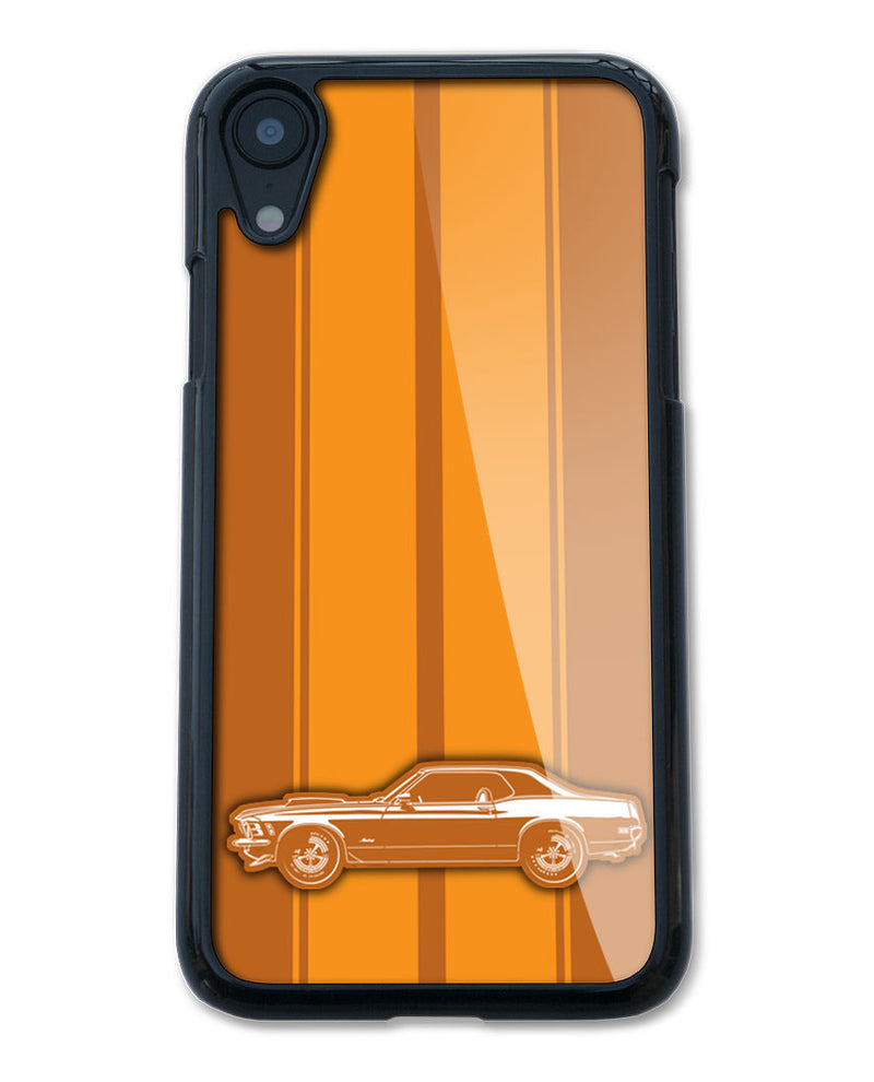 1970 Ford Mustang Sports Coupe Smartphone Case - Racing Stripes