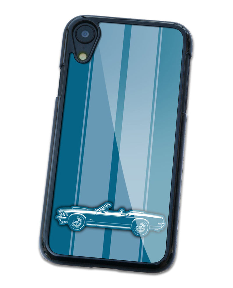 1970 Ford Mustang Sports Convertible Smartphone Case - Racing Stripes