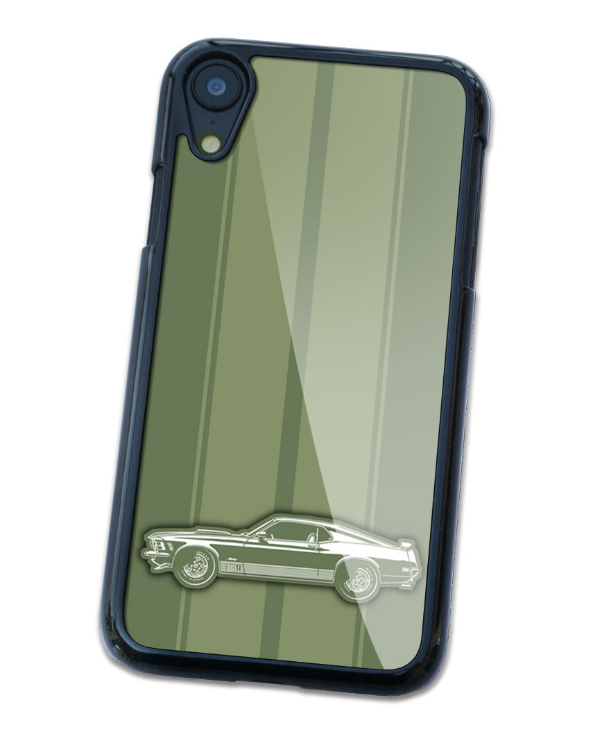 1970 Ford Mustang Mach 1 Fastback Smartphone Case - Racing Stripes