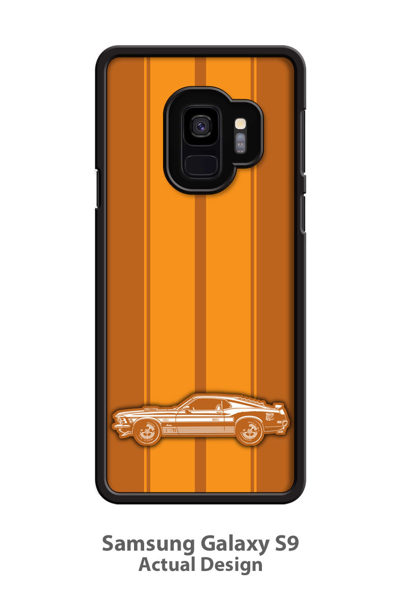 1970 Ford Mustang Mach 1 Twister Fastback Smartphone Case - Racing Stripes