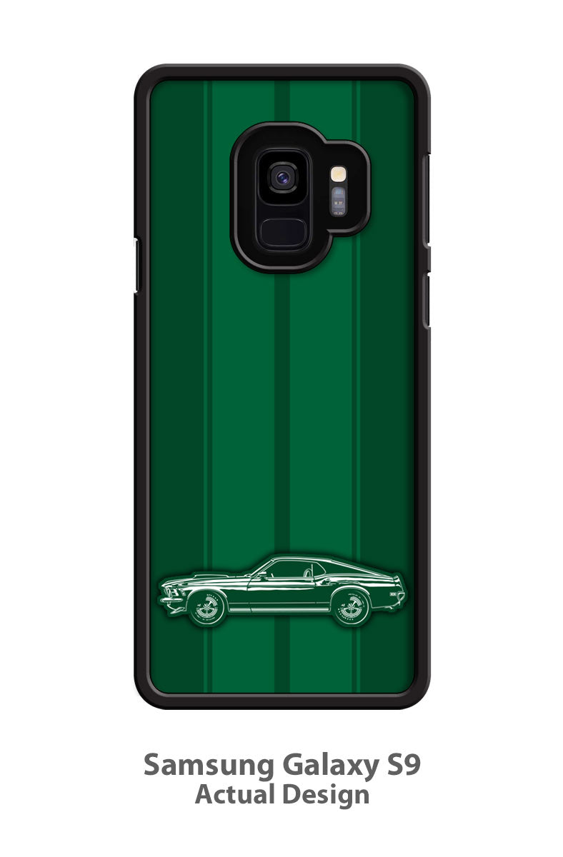 1970 Ford Mustang Sports Fastback Smartphone Case - Racing Stripes