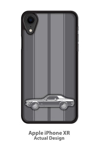 1970 Ford Mustang Grande Half Hardtop Smartphone Case - Racing Stripes
