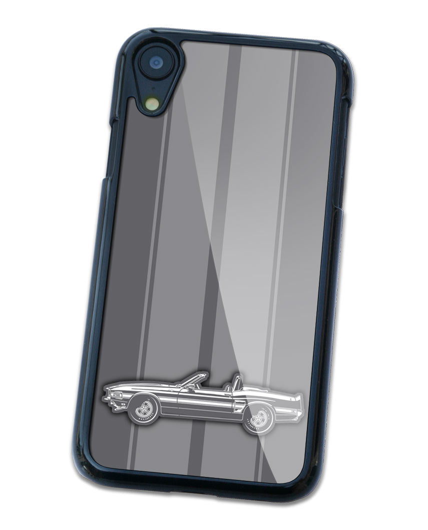 1970 Ford Mustang Shelby GT500 Convertible Smartphone Case - Racing Stripes