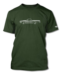 1970 Ford Ranchero GT with Stripes T-Shirt - Men - Side View