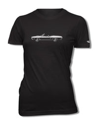 1970 Ford Torino GT Cobra jet Convertible with Stripes T-Shirt - Women - Side View
