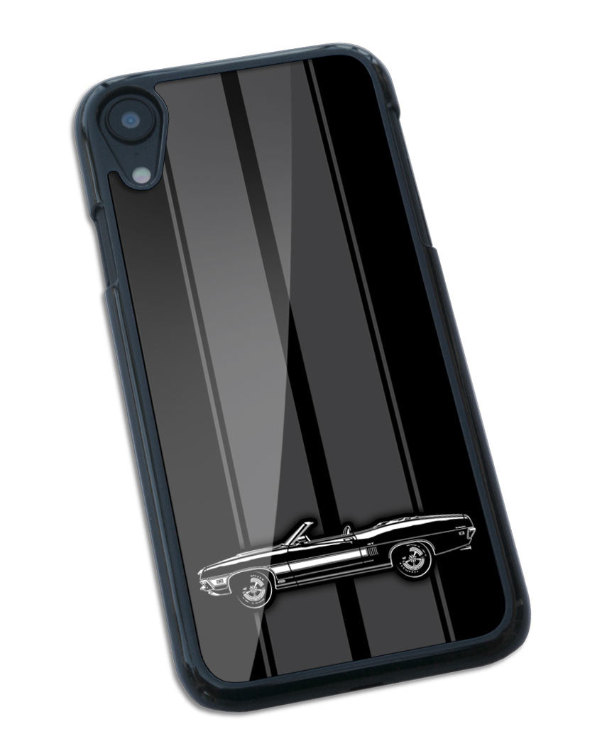 1970 Ford Torino GT Convertible with Stripes Smartphone Case - Racing Stripes