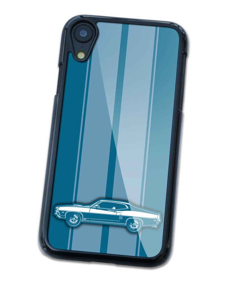 1970 Ford Torino GT Cobra jet Fastback Smartphone Case - Racing Stripes