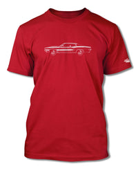 1970 Ford Torino GT Fastback with Stripes T-Shirt - Men - Side View