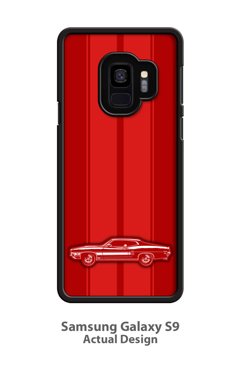 1970 Ford Torino GT Fastback with Stripes Smartphone Case - Racing Stripes