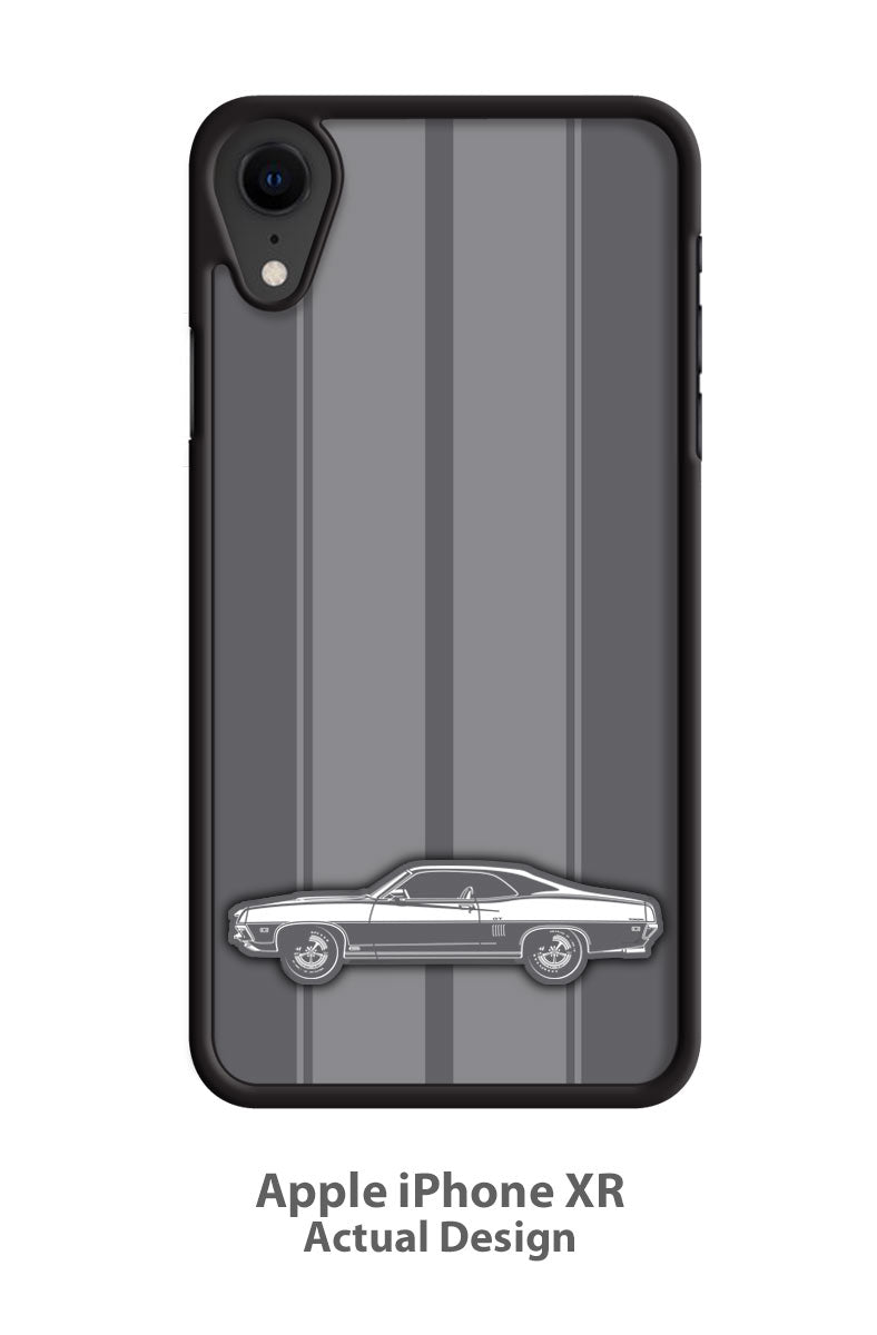 1970 Ford Torino GT Hardtop Smartphone Case - Racing Stripes